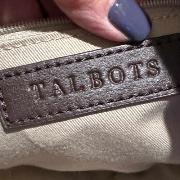 Talbots Dark Blue Tote Bag - Picture 5 of 6